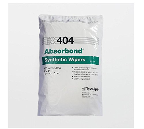 41n%2BegrztsL Texwipe Wipers Absorbond Polyester 4"x 4", 1,200 Wipes