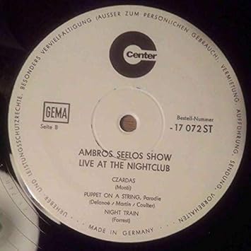Ambros Seelos Show Band Ambros Seelos Show Live At The Nightclub Center 17 072 St Amazon De Musik Thank you for showing interest in ''. ambros seelos show band ambros seelos