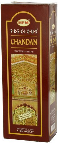 Hem precious chandan incense sticks (pack of 6)
