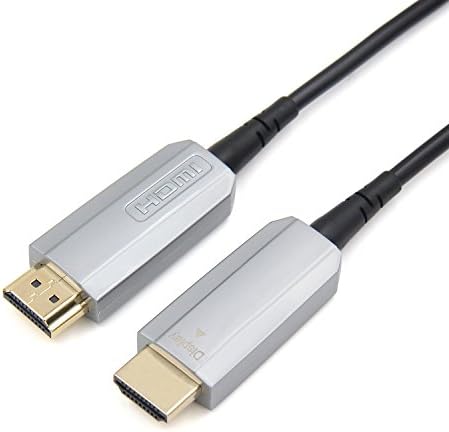HDMI Long Cable 164FT(50m) - Active Fiber Optic High Speed 2.0 - PVC Cord and Gold Plated Connector - Supports 3D, 4K@60Hz,18.2 Gbps