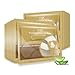 Dreamyth Entire Bio Collagen Eye Mask 5 Pairs Gold Crystal Eye Plumper Essence Moisturizer Basic Care Anti Ageing Wrinkle Pad (Gold)