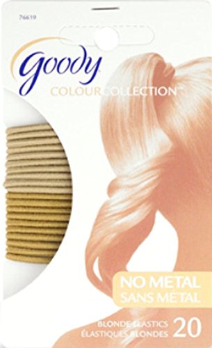 UPC 741655457053, Goody Colour Collection 2mm Elastics, Blonde #76619 - 20 Count (3 Packs)