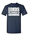Great Dads Get Promoted To Grandpas Adult T-Shirt Tee