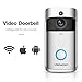 Wireless Doorbell WiFi Smart Video Doorbell 720P HD Smart Security Camera Doorbell With Realtime Push Alerts Watchdog Surveillance System Night Vision (Batteries Not Included)