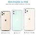 COMSOON Compatible with iPhone 11 Pro Case, [Crystal Clear] Anti-Scratch Shock Absorption Phone Case Cover with 4 Corners Protection, Soft TPU Slim Case