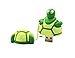 Thumb Drive 16GB USB Flash Drive - Cartoon Green Turtle USB Memory Stick 2.0 16 GB - FEBNISCTE 3D Animal Pendrive Gift for Family Employees Friends