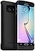 PowerBear Samsung Galaxy S6 Edge Battery Case [3500 mAh] External Battery Charger for The Galaxy S6 Edge (Up to 1.35X Extra Battery) - Black