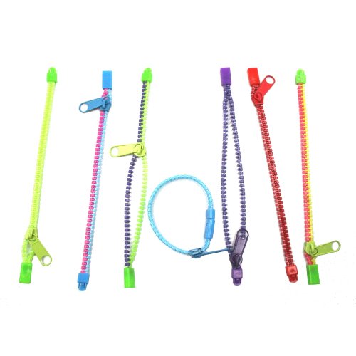 DM Merchandising Inc. Neon Zipper Bracelets