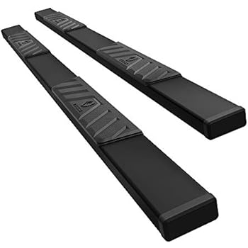 Tyger Auto TG-RS5C50048 5inch Black Side Step Rails Nerf Bars Running Boards Compatible with 2007-2018 Chevy Silverado/GMC Sierra 1500 & 2007-2019 2500/3500HD Crew Cab