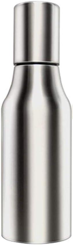 BESTonZON 1000ml 304 Stainless Steel Oil Dispenser Sauce Pourer Vinegar Bottle Kitchen Supplies for Home (Silver)