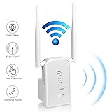 WiFi Extender Mini N300 Wireless WiFi Router Support Repeater/AP/Router Mode 2.4GHz WiFi Signal Amplifier with External Antennas and 2 Ethernet Port for High Wi-Fi Coverage