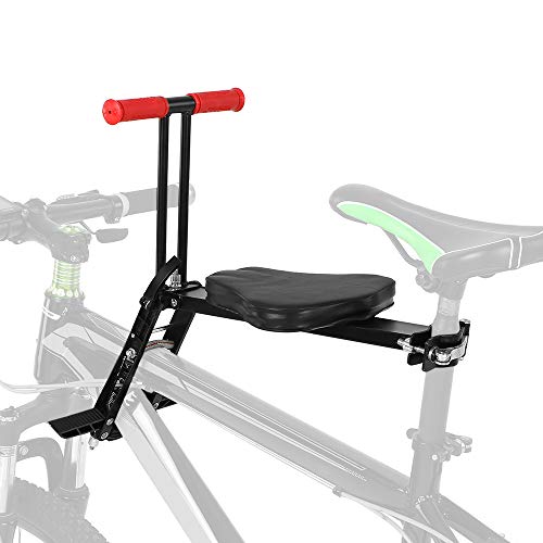 Lixada Bike Baby Seat Lightweight Foldable Kids Saddle Bicycle Bike Front Mount Children Safety Fron