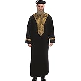 Dress Up America Sephardic Chacham Rabbis Costume for Adults - Rabbi Costume for Men