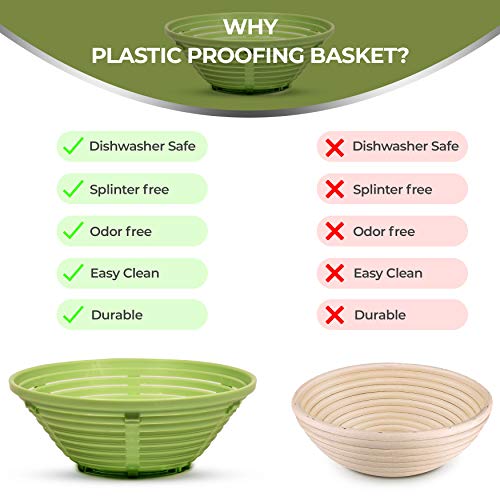 9 Inch Bread Proofing Basket Plastic Sourdough