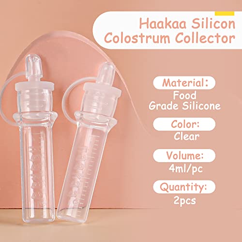 haakaa Colostrum Collector kit Colostrum Syringes for Breastmilk to
