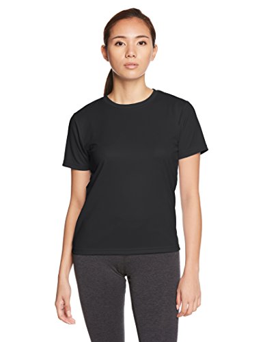 [グリマー] 半袖 キッズ 4.4oz ドライTシャツ (クルーネック) 00300-ACT_K ブラック 110cm (日本サイズ110相当)