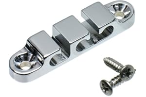 Hipshot 405200C 3-String Retainer/String Guide for Bass - CHROME with Screws