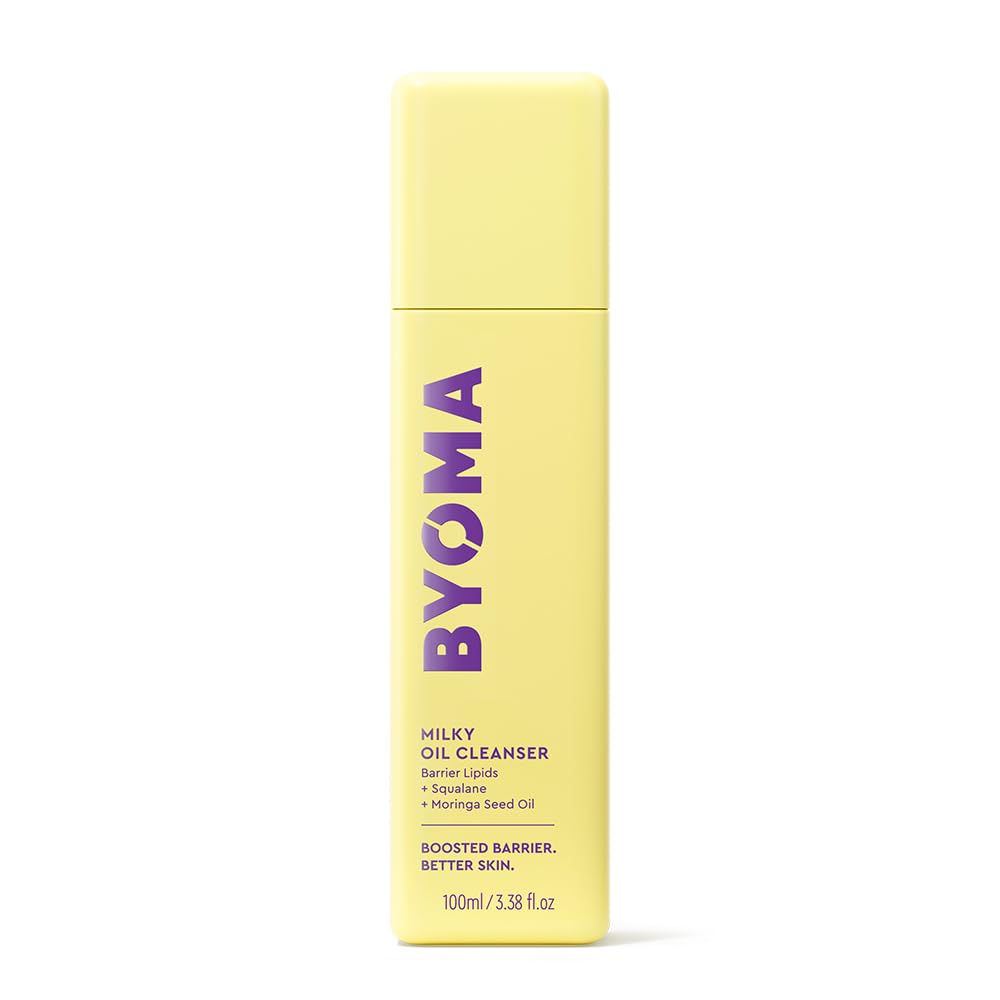 Photo 1 of BYOMA Milky Oil Cleanser - Hydrating Facial Cleanser for Skin Barrier Repair - Tri-Ceramide Face Wash for Sensitive Skin & All Skin Types - Deeply Hydrated Skin, No Oily Residue - 3.38 fl oz