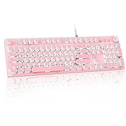 LexonElec Typewriter Style Retro Wired Mechanical