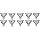 20MR16/FL - BAB -20 Watt - Flood- 12V - MR16 - GU5.3 Bi-Pin Base - Light Bulb With Lens (10 Pack)