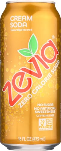 ZEVIA, SODA CREAM SF, 16 FL OZ