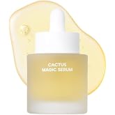 Whamisa Organic Cactus Magic Serum, Anti-Wrinkle &amp; Brightening, Renewing Care, Skin Barrier Support, Fermented Ingredients, Hydrating, Facial Ampoule, Pore Refining, Korean Skin Care (32ml)