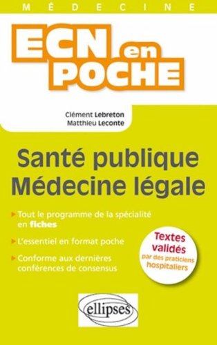 Santé publique, médecine légale