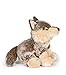 Wildlife Tree 12 Inch Stuffed Wolf Floppy Plush Animal Kingdom Collection