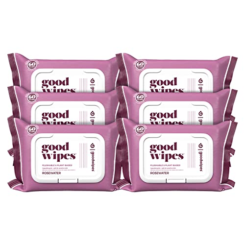 Goodwipes Flushable Aloe Butt Wipes, Septic Safe