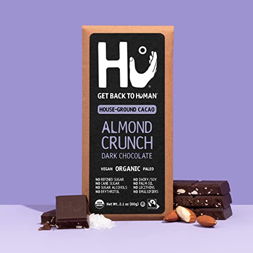 Hu Chocolate Bars 4 Pack Almond Crunch Chocolate Natural Organic