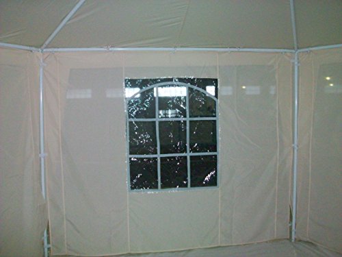 Peaktop 13'x26'/16'x32'/20'x26'/20'x32'/29'x21'/22'x16' Party Wedding Tent Canopy Gazebo Shelter Pavilion Heavy Duty Outdoor Octangle/decagonal Multiple Choices (Beige, 21WX29L)