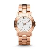 MBM3077 Watch Marc Jacobs Women's Amy Stainless steel case, Stainless steel bracelet, White dial, Quartz movement, Scratch resistant mineral, Water resistant up to 3 ATM - 30 meters - 99 feet