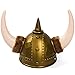 Funny Party Hats - Viking Helmet with Fur - Viking Costume Accessories