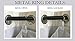 DriftAway Thermal Insulated Blackout Curtain Liner 2 Panels Each Liner Size 50 Inch by 80 Inch Rings Included