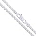 Sterling Silver Wheat Chain 2.6mm Solid 925 New Foxtail Spiga Necklace 24