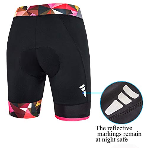 image for CYCEOS Women Bike Shorts with 4D Gel Padded Womens Cycling Shorts Bike