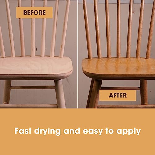 Furniture Clinic Wood Stain (8.5oz / 250ml) Multiple Finishes, Fast