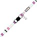 Pawtitas Pet Soft Adjustable Multicolor Cat Collar with Safety Buckle and Removable Bell Teal / Pink / Purple