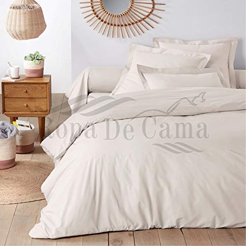 Ropa De Cama 1000 Thread Count Cotton Hotel Quality 3 PC Duvet Cover Set 100% Long Staple Egyptian Cotton In UK Super-King Ivory Color