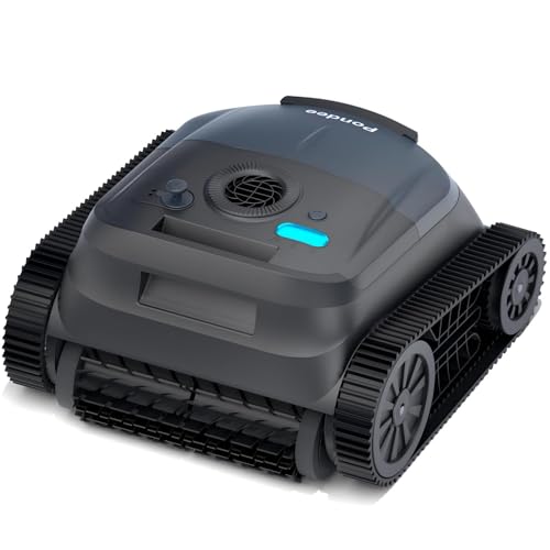 (Upgrade 2026) Pondee X5 Wireless Pool Robot Bottom and Walls, Vacuum Cleaner 21 m³/h Saugkraft, Intelligent Navigation, 3 Brushless Motors, Autonomy 180 Min, Water Line, Pond up to 300 m²