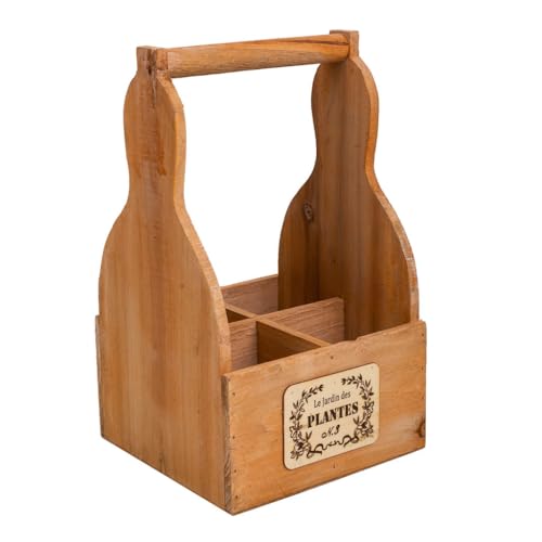 Cesta macetero de madera en promo sur Amazon