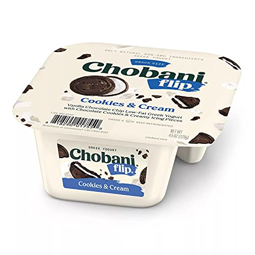 Gourmet Kitchn Chobani Flip LowFat Non GMO Greek Yogurt with Graham Cracker and White Chocolate