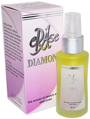 Erase Diamond, Reduce The Appearance of Stretch Marks, Scars & Dark Sports| Anywhere on your Body | 30ml Bottle