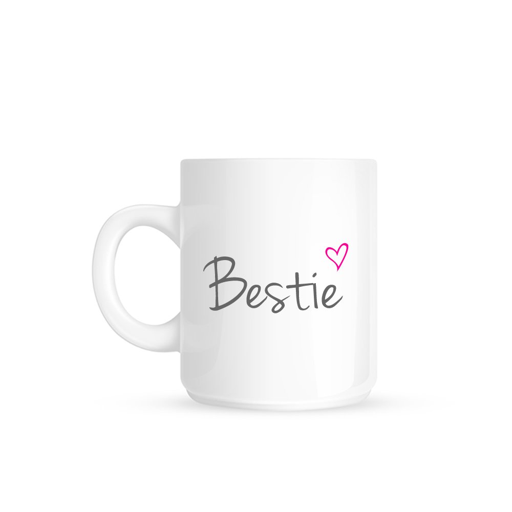 Bestie Love Heart Best Friend Ceramic Gift Mug