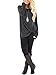 YOINS Women Tops Crossed Front Twist Design Round Neck Long Sleeves Knits Tees Loose Fit Irregular Hem Fashion T-Shirts AA-Dark Grey XL