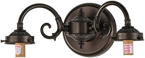 2 S-Arm Wall Sconce Hadware