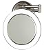 Zadro 10X - 1X Dimmable Sunlight Wall Mount Surround Mirror Satin Nickel