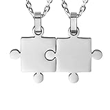 Godyce Puzzle Necklace 2\3\4\5\6\8\9\10\11 Piece Best Friends Bff - Stainless Steel With Gift Box