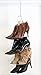 NEW IMPROVED SYSTEM: Boot Stax - Vertical Storage System - 1 Hanging Swivel Rod With 12 Hooks - Includes 6 Boot Hangers