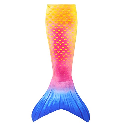 Play Tailor Kids Mermaid Tails for Swimming Girls Swimmable Mermaid Swimsuit Costume Size 10